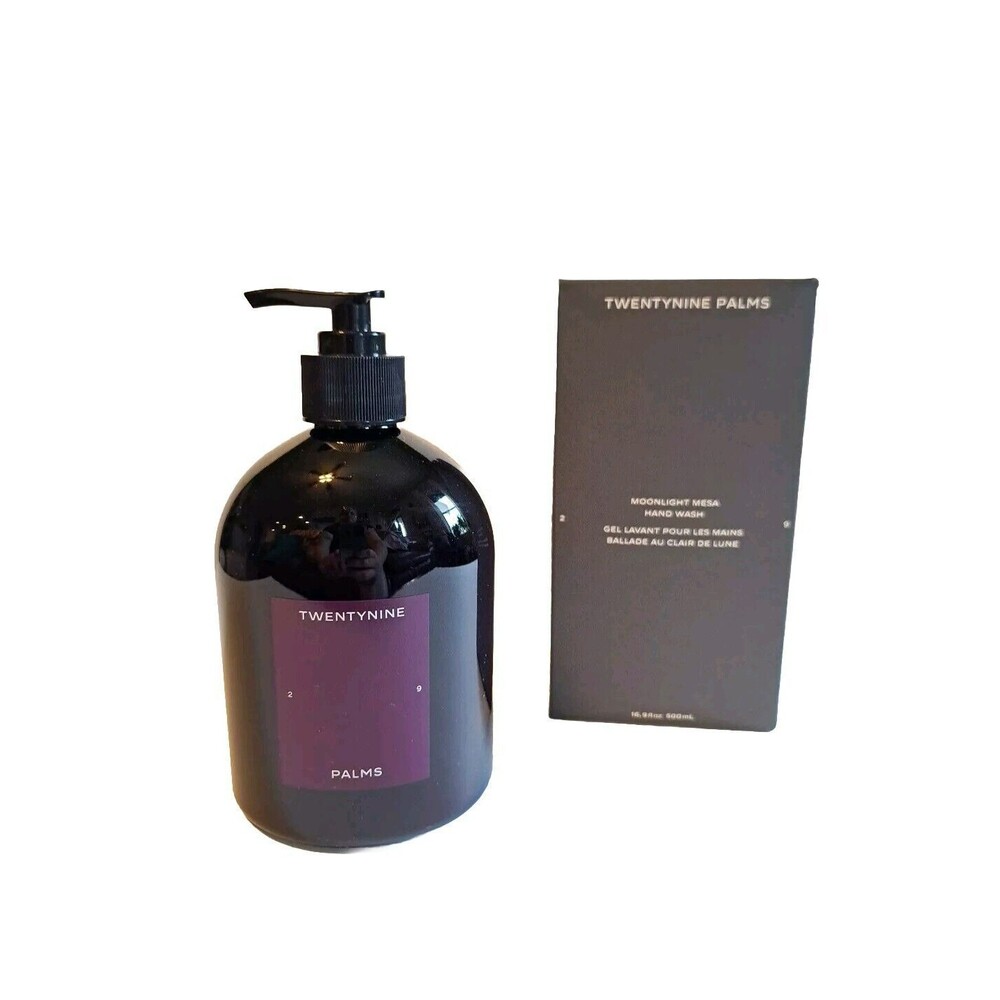 Twentynine Palms Moonlight Mesa Hand Wash Bergamot Jojoba Aloe Leaf 16.9 Fl Oz